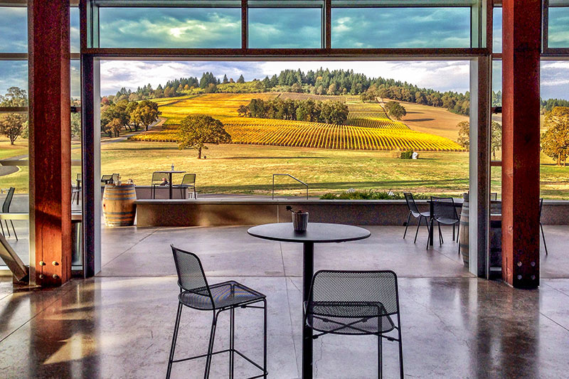 Best wineries with a view in Oregon Stoller Estates