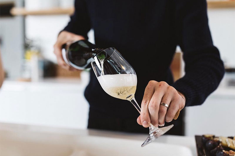 Taste Champagne in Oregon at Alit Wines