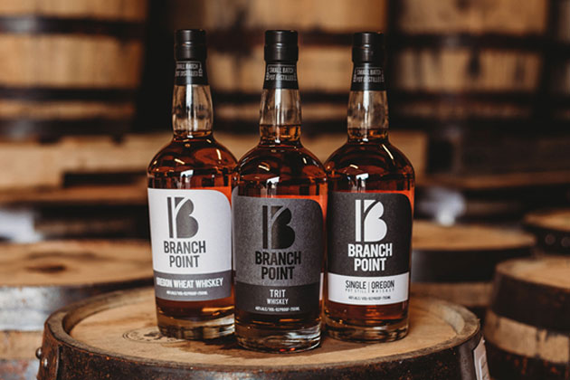 Branch Point whiskeys from Oregon