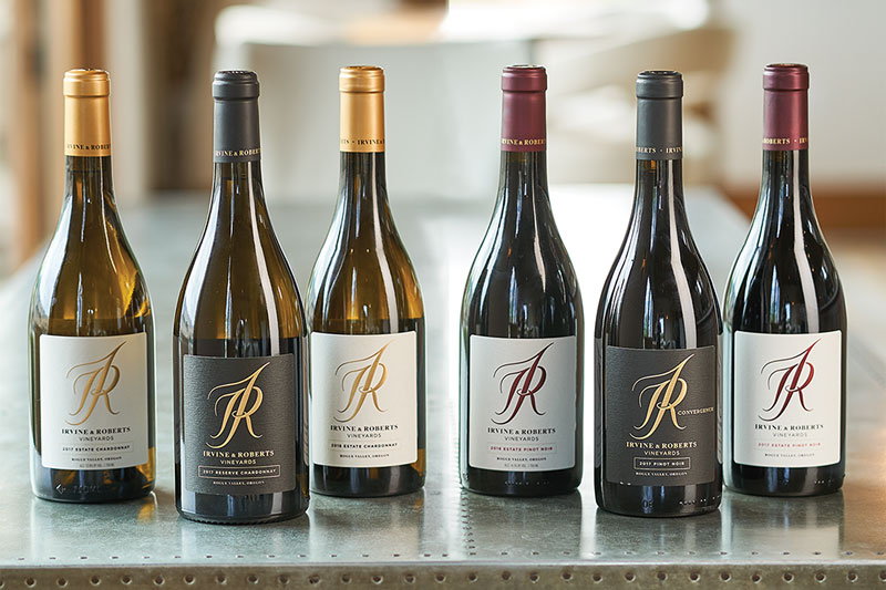 Irvine and Roberts Chardonnay and Pinot Noir