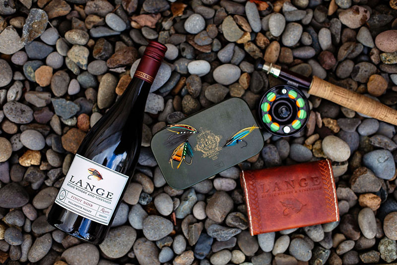 Fly fishing is a lifestyle at Lange Estate Winery