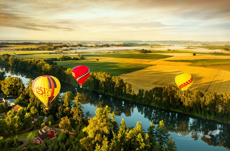 Hot Air Balloon Oregon Wine Tasting tours