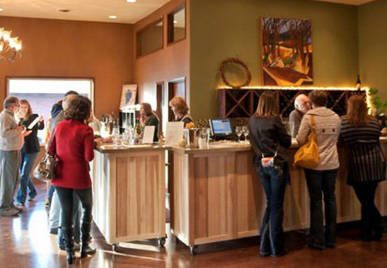 Wine tasting at Anam Cara Cellars