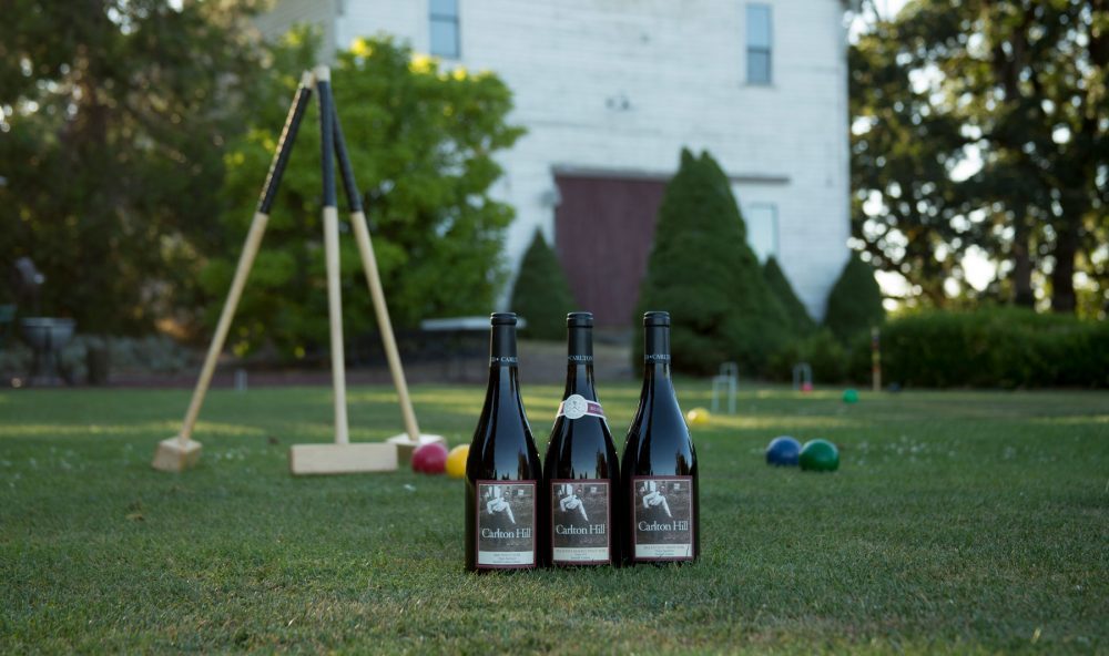 Croquet on the lawn at Carlton Hill Vineyard and Winery