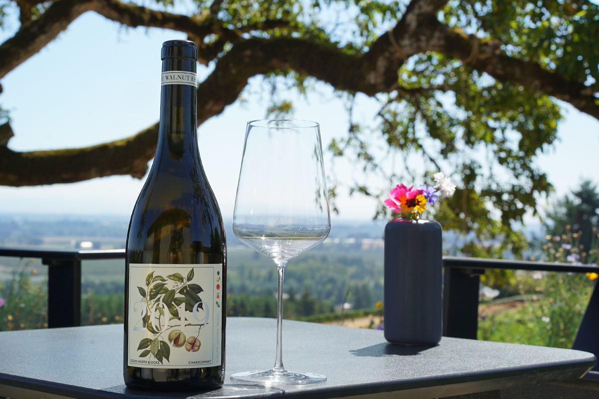 Wine tasting at White Walnut