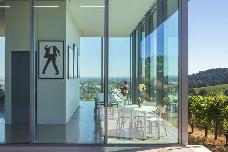Interior of the Furioso tasting room