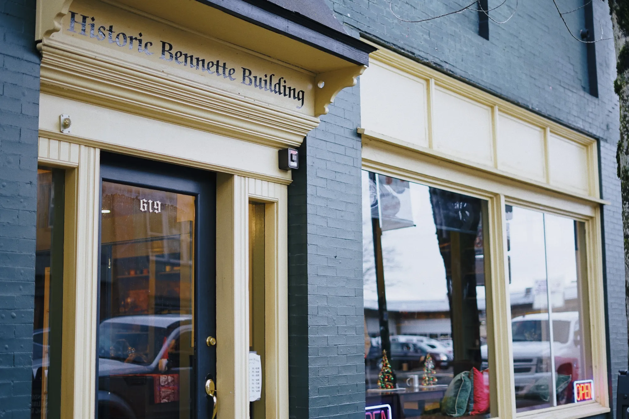 Exterior of the Historic Bennette Building